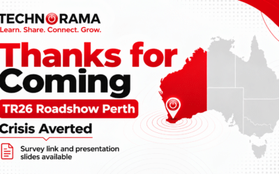 Thank you for joining us at TR26 Roadshow Perth